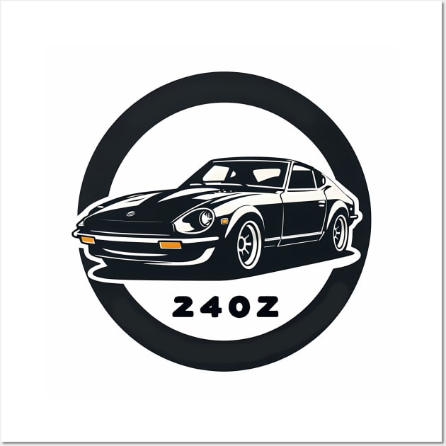 Nissan 240z Wall Art by TaevasDesign